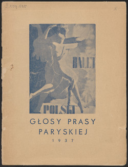 Balet polski : glosy prasy paryskiej  1937